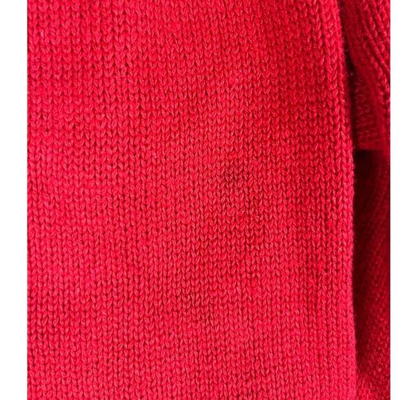 Victoria Jones Christmas Nutcracker Holiday Vintage Red Cardigan Medium - Picture 6 of 11